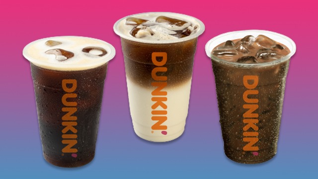 The Dunkin Donuts iced coffee prices
