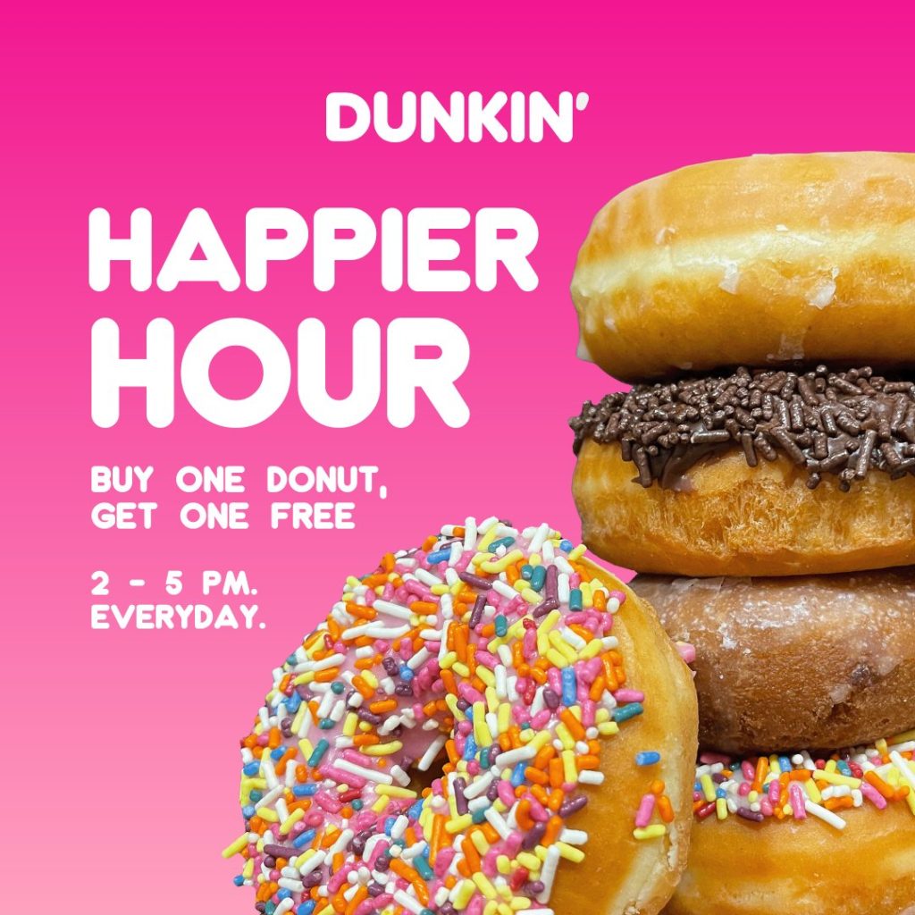 The Latest Dunkin Happy Hour Deals