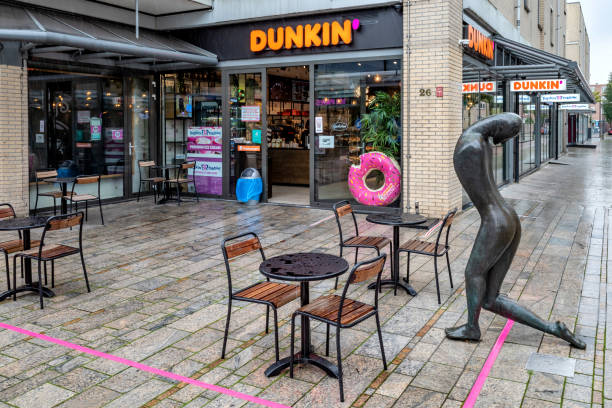 Dunkin Donut restaurant in Europe