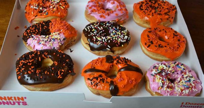 Halloween Donuts at Dunkin Donuts