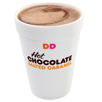 Hot chocolate at Dunkin prices